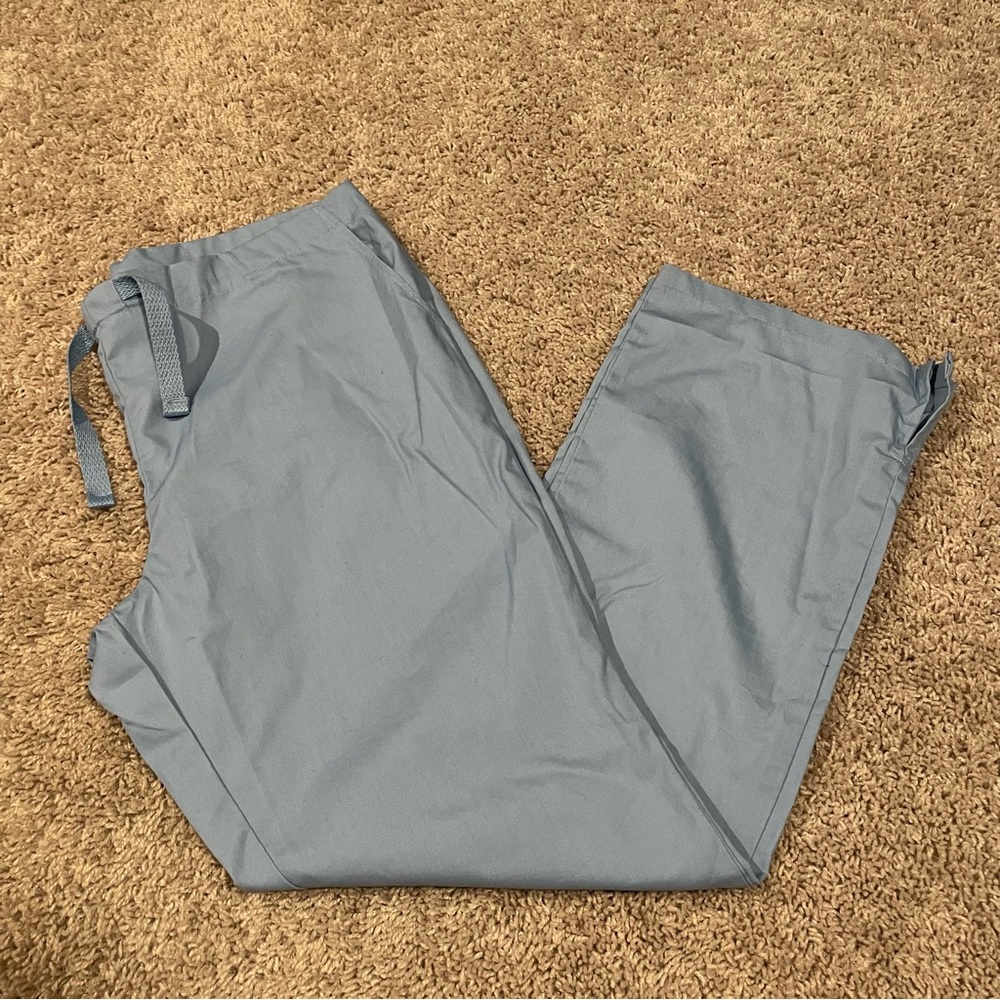 HPI nurse scrubs blue sz medium inseam 29”